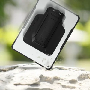 dxt ipad n3 armor x ipad 10 2 2019 mountable heavy duty shockproof case with hand strap and kick stand 4