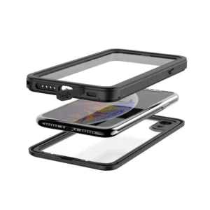 mx iphxr bk iphone xr ten 6.1 2018 armor x armorx ip68 waterproof shockproof rugged case cases cover with carabiner 6 8