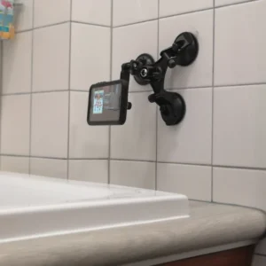 x76k armor x iphone triple suction cup mount with 1 4 threaded head 360 degree tripod ball head mount for smartphone 1