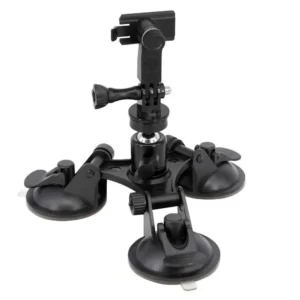 x76k armor x iphone triple suction cup mount with 1 4 threaded head 360 degree tripod ball head mount for smartphone 1a 1