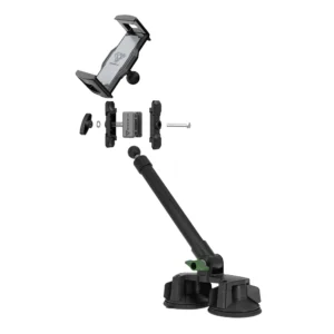 XF1 P65UT ARMOR X ONE LOCK Dual Suction Cup Universal Mount with Long Arm for Tablet Short Arm 3
