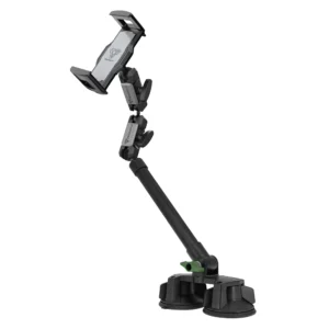 XF2 P65UT ARMOR X ONE LOCK Dual Suction Cup Universal Mount with Long Arm for Tablet Short Arm Dual 1