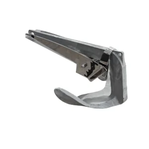 rolka kotwiczna uchylna nierdzewna rku600 detal prawy przod biale tlo